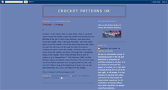 Desktop Screenshot of crochetpatternsuk.blogspot.com