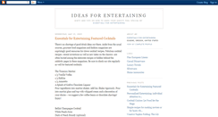 Desktop Screenshot of entertaining-ideas.blogspot.com