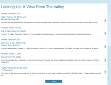 Tablet Screenshot of lookingupvalley.blogspot.com