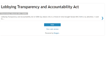 Tablet Screenshot of lobbying-transparency.blogspot.com