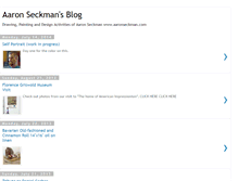 Tablet Screenshot of aaronseckman.blogspot.com
