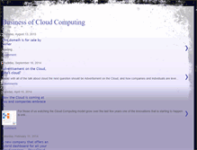 Tablet Screenshot of businessofcloudcomputing.blogspot.com