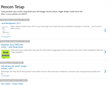 Tablet Screenshot of pencen-tetap11.blogspot.com