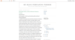 Desktop Screenshot of miblogfernandoferrer.blogspot.com