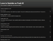 Tablet Screenshot of loveissuicidesofuckit.blogspot.com