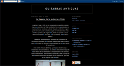 Desktop Screenshot of guitarrasantiguas.blogspot.com