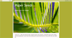 Desktop Screenshot of paperseeds.blogspot.com