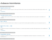 Tablet Screenshot of chubascosintermitentes.blogspot.com