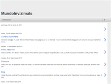 Tablet Screenshot of mundoinvizimals.blogspot.com
