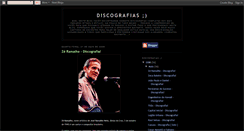 Desktop Screenshot of cantinhodasdiscografias.blogspot.com