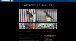 Desktop Screenshot of exoticos-algarve.blogspot.com