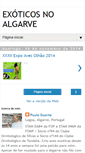 Mobile Screenshot of exoticos-algarve.blogspot.com