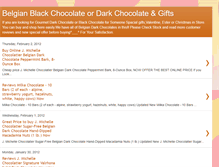 Tablet Screenshot of belgianblackchocolateandgifts.blogspot.com