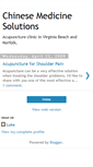 Mobile Screenshot of chinesemedicinesolutions.blogspot.com