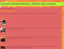 Tablet Screenshot of colegiodepartamentaljenarodiazjordan.blogspot.com