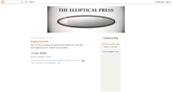 Desktop Screenshot of ellipticalpress.blogspot.com