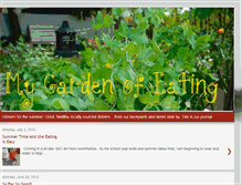 Tablet Screenshot of mygardenofeating.blogspot.com