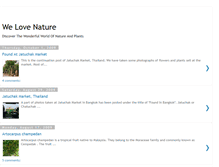 Tablet Screenshot of plantsandnature.blogspot.com