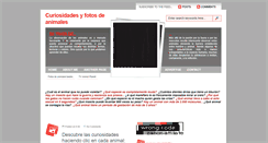 Desktop Screenshot of curiosoanimal.blogspot.com