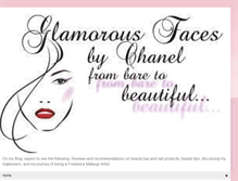 Tablet Screenshot of glamorousfacesbychanel.blogspot.com