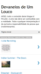 Mobile Screenshot of devaneiosdeumlouco.blogspot.com