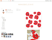 Tablet Screenshot of makebeleave.blogspot.com