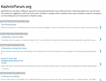 Tablet Screenshot of kashmirforumorg.blogspot.com