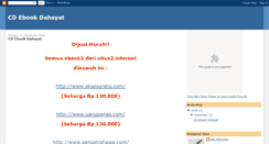 Desktop Screenshot of cdebookdahsyat.blogspot.com