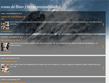 Tablet Screenshot of fimocosas.blogspot.com