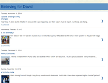 Tablet Screenshot of believingfordavid.blogspot.com