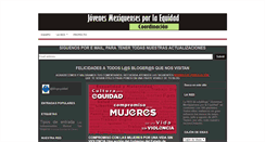 Desktop Screenshot of jovenesedomexequidad.blogspot.com