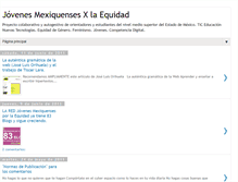 Tablet Screenshot of jovenesedomexequidad.blogspot.com
