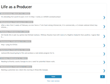 Tablet Screenshot of lifeasaproducer.blogspot.com