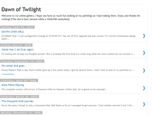 Tablet Screenshot of dawn-of-twilight.blogspot.com