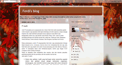 Desktop Screenshot of ferdianfaizal.blogspot.com