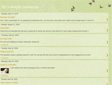 Tablet Screenshot of lifessimplemoments.blogspot.com