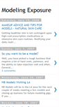 Mobile Screenshot of modelingexposure.blogspot.com