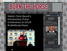 Tablet Screenshot of burnthehorse.blogspot.com