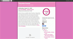 Desktop Screenshot of fairytaleevents.blogspot.com