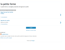 Tablet Screenshot of lapetiteferme.blogspot.com