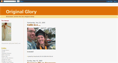 Desktop Screenshot of originalglory.blogspot.com