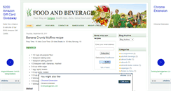 Desktop Screenshot of foodbeverage-blog.blogspot.com