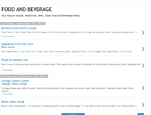 Tablet Screenshot of foodbeverage-blog.blogspot.com
