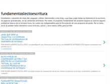 Tablet Screenshot of fundamentoslectoescritura.blogspot.com