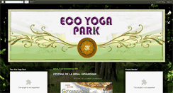 Desktop Screenshot of ecoyogaparkchile.blogspot.com