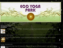 Tablet Screenshot of ecoyogaparkchile.blogspot.com