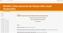 Desktop Screenshot of desarrollo-local.blogspot.com