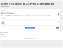 Tablet Screenshot of desarrollo-local.blogspot.com