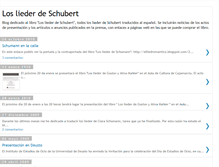 Tablet Screenshot of losliederdeschubert.blogspot.com