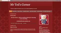 Desktop Screenshot of mrtedscorner.blogspot.com